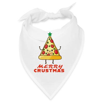 Weihnachten Weihnachten Weihnachten Weihnachten Weihnachten - Bandana - Weiß - Vorne