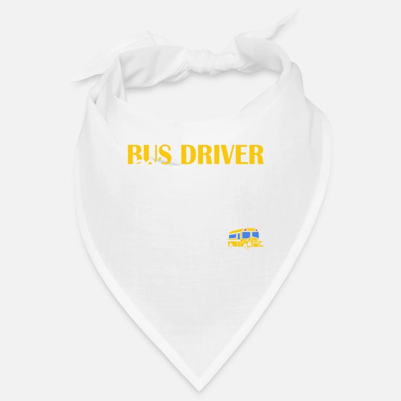 Busfahrer Ich bin ein Busfahrer Shirts - Bandana - Weiß