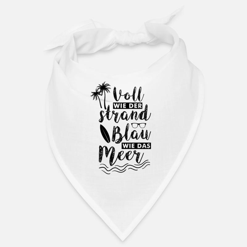 Cooler Party Mallorca Spruch Feiern Alkohol Bandana