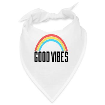 Funny Quote - Bandana - Weiß - Vorne