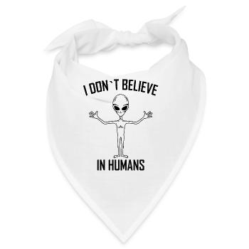 Funny Quote - Bandana - Weiß - Vorne