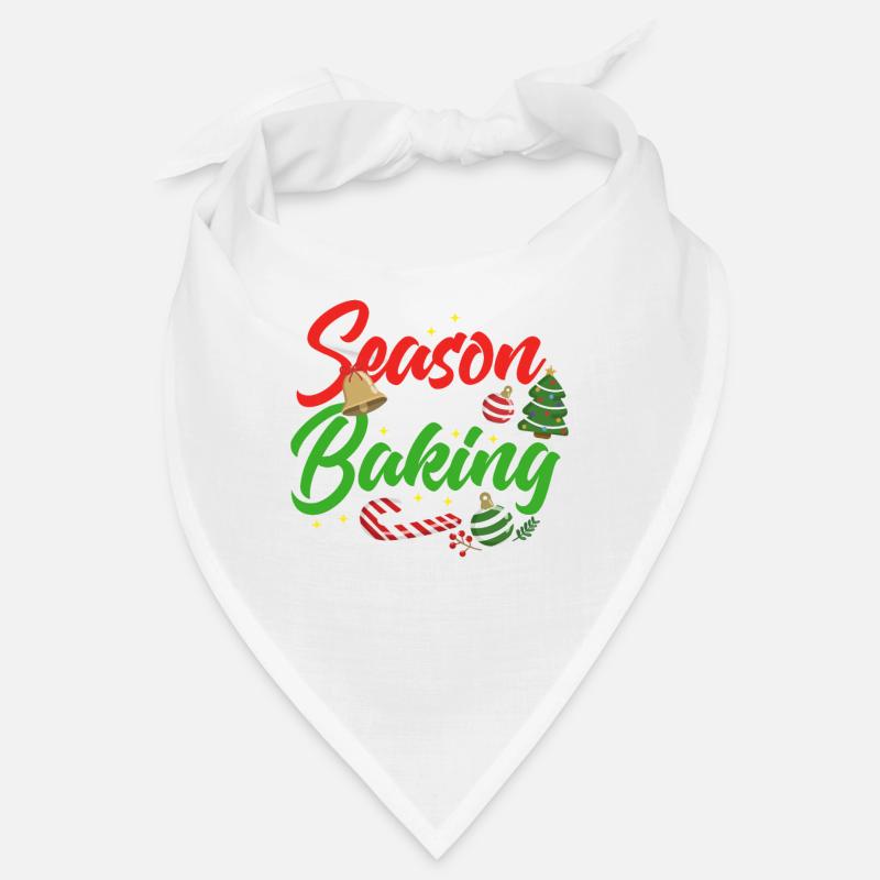 L'équipe de biscuits de Noël la cuisson des biscuits de Noël Bandana