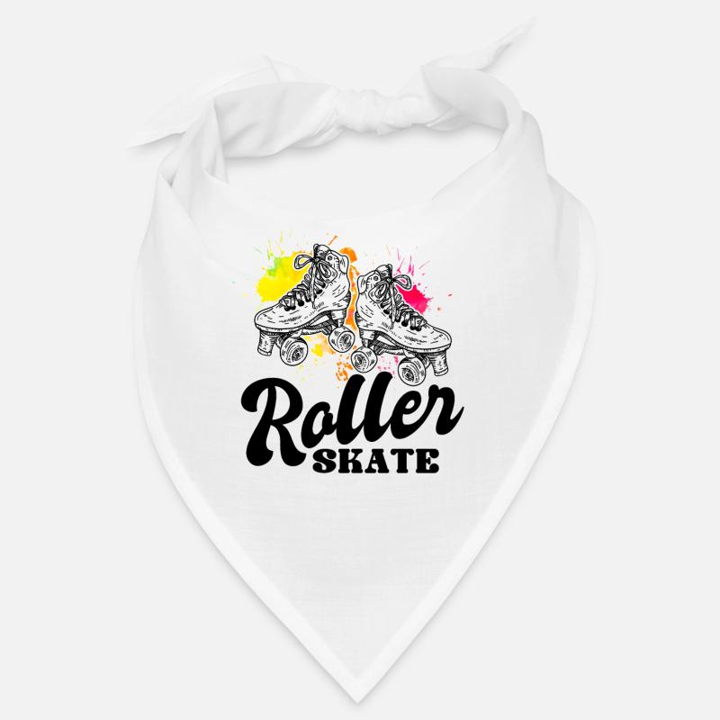 Rollschuhe - Bandana - Weiß