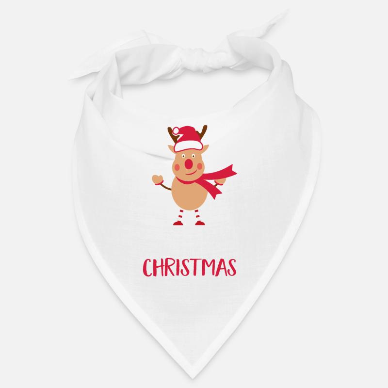 Frohe Weihnachten Elch Bandana