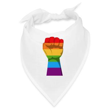 Rainbow - Bandana - Weiß - Vorne