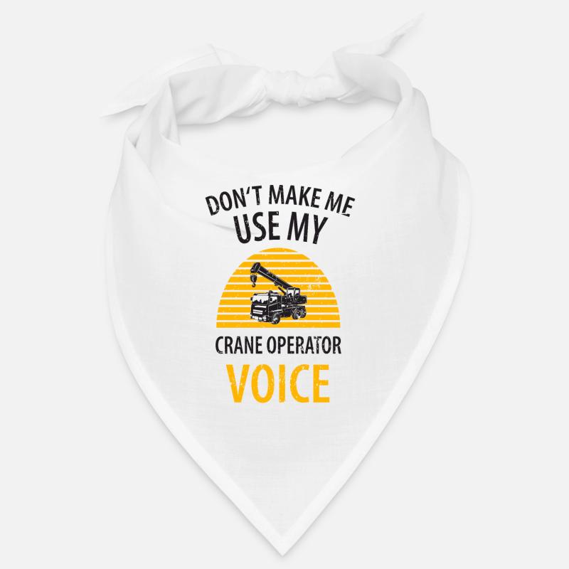 Crane Operator Father Father's Day Construction Worker Dad Bandana