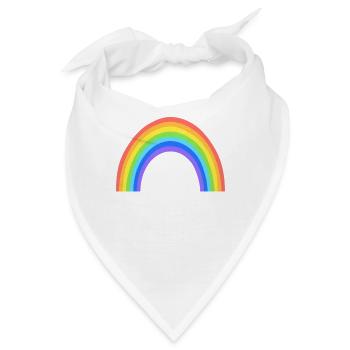 Rainbow - Bandana - Weiß - Vorne