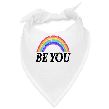Rainbow - Bandana - Weiß - Vorne