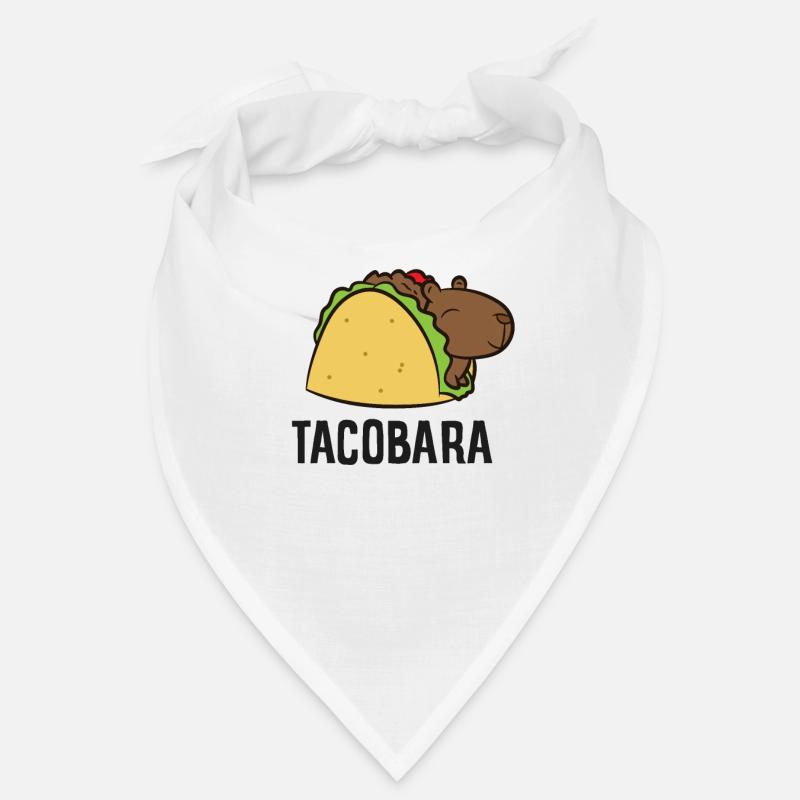 Tacobara Funny Capybara Tacos Bandana