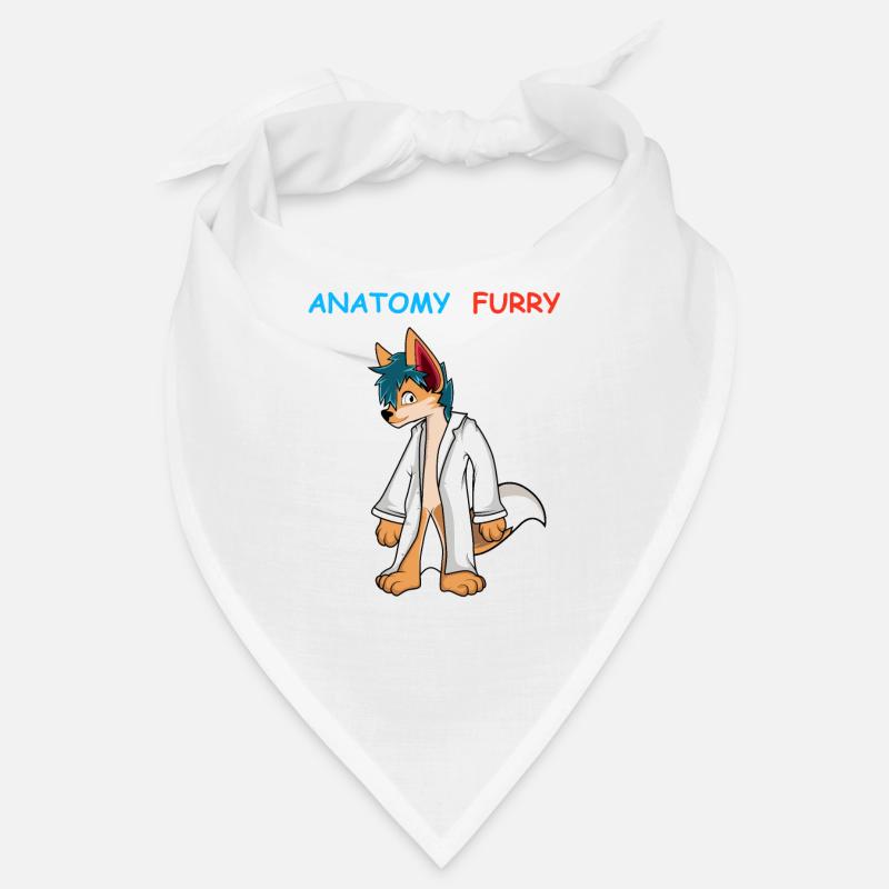 Cadeau de propriétaire de fourrure d'animal à fourrure anatomie Bandana