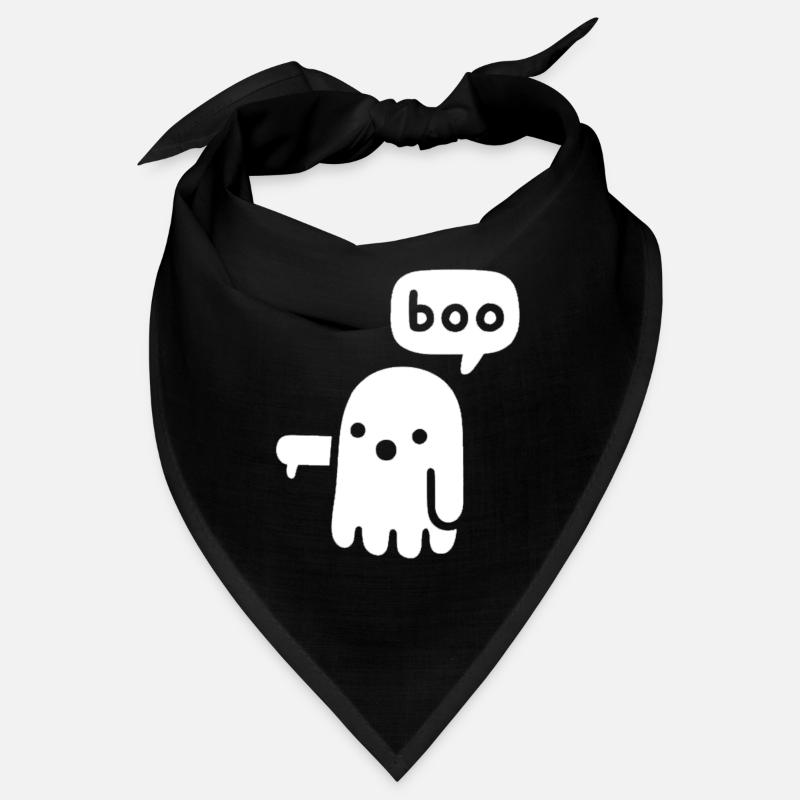 boo funny ghost for hallween Bandana