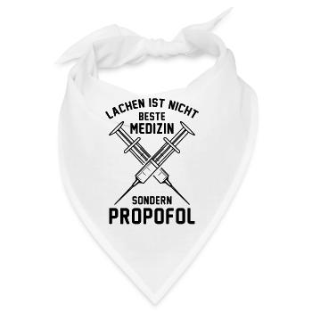 Geschenk für Pflegerin - Bandana - Weiß - Vorne
