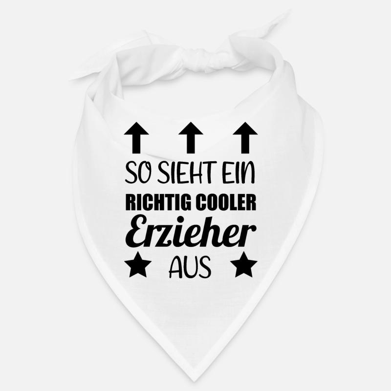 Cooler Erzieher Spruch Kindergärtner Geschenk Bandana