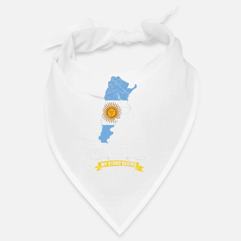 Argentinien - Bandana - Weiß