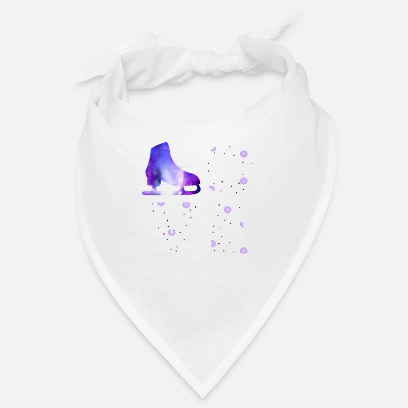 Eiskunstlauf Geschenk Eiskunstläufer Mädchen - Bandana - Weiß