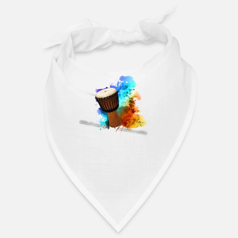djembe - Bandana - blanc