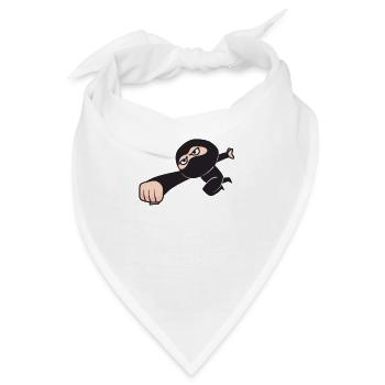Ninja Warrior Kinder Mutant Turtles kids Geschenk - Bandana - Weiß - Vorne
