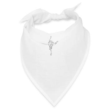 Ballett Tänzerin - Bandana - Weiß - Vorne