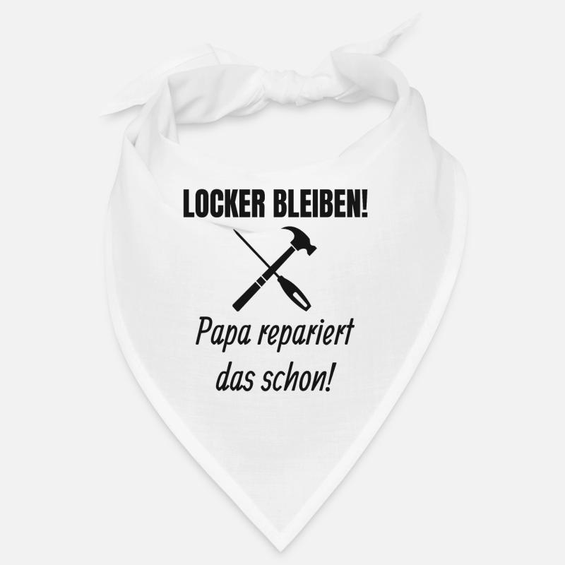 Papa Handwerker Spruch Bandana
