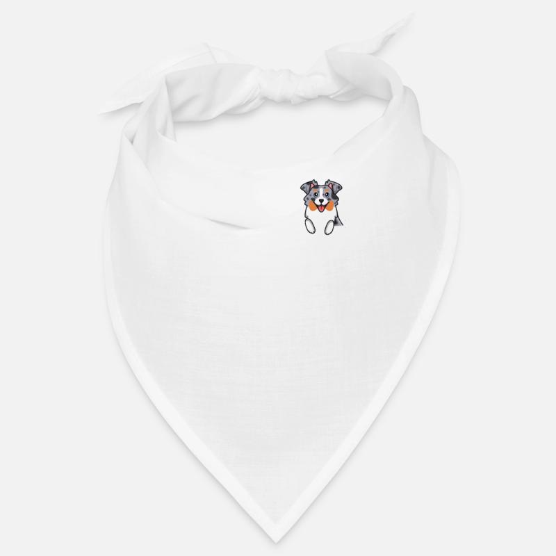 Blue Merle Australian Shepherd Bandana