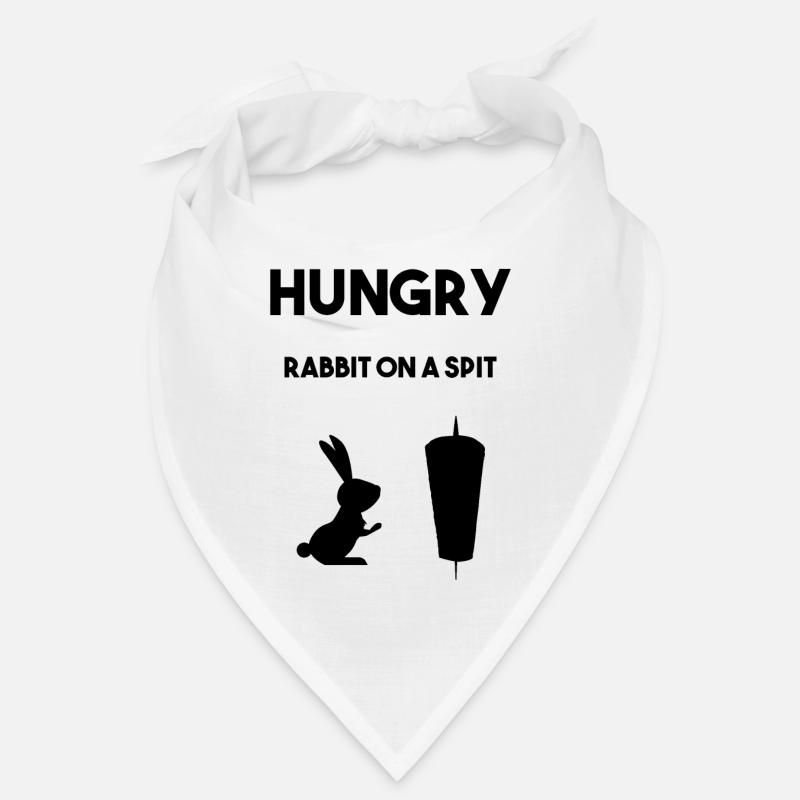 Hungry Hasse devant une brochette de viande Bandana