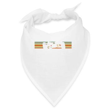 RC Auto Car Modellauto Modellbau Retro Geschenk - Bandana - Weiß - Vorne