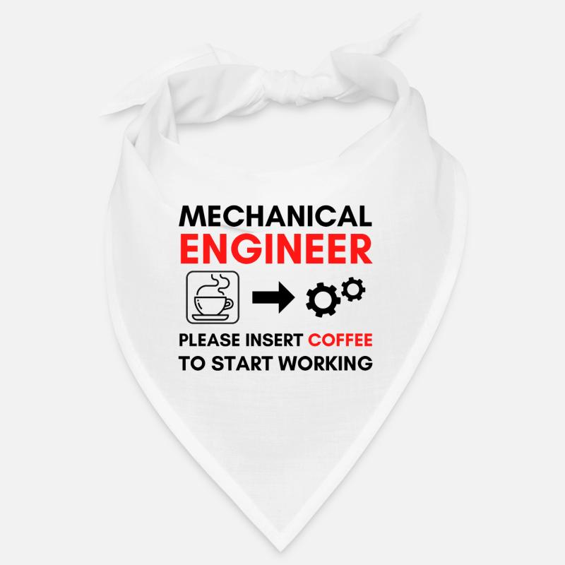 Mechanical Engineer Please Insert Coffee Bandana