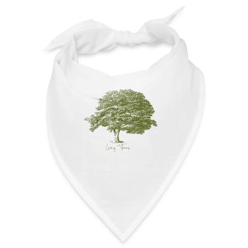 Loving Trees - Bandana - Weiß - Vorne