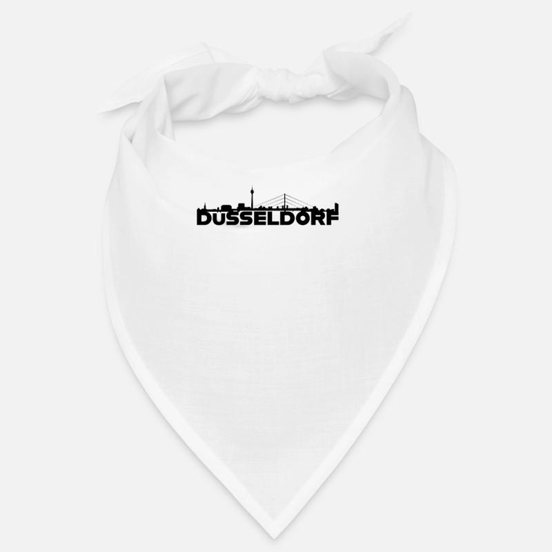 Düsseldorf Germany skyline gift idea Bandana