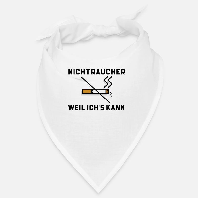 Nichtraucher Zigarette lustig Spruch Geschenk Bandana