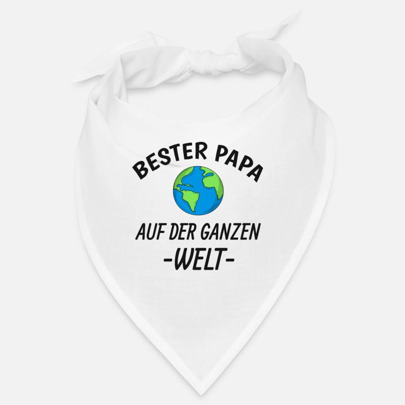Bester Papa - Bandana - Weiß
