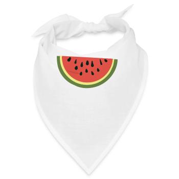 Melone Melonen Obst Melone Damen - Bandana - Weiß - Vorne