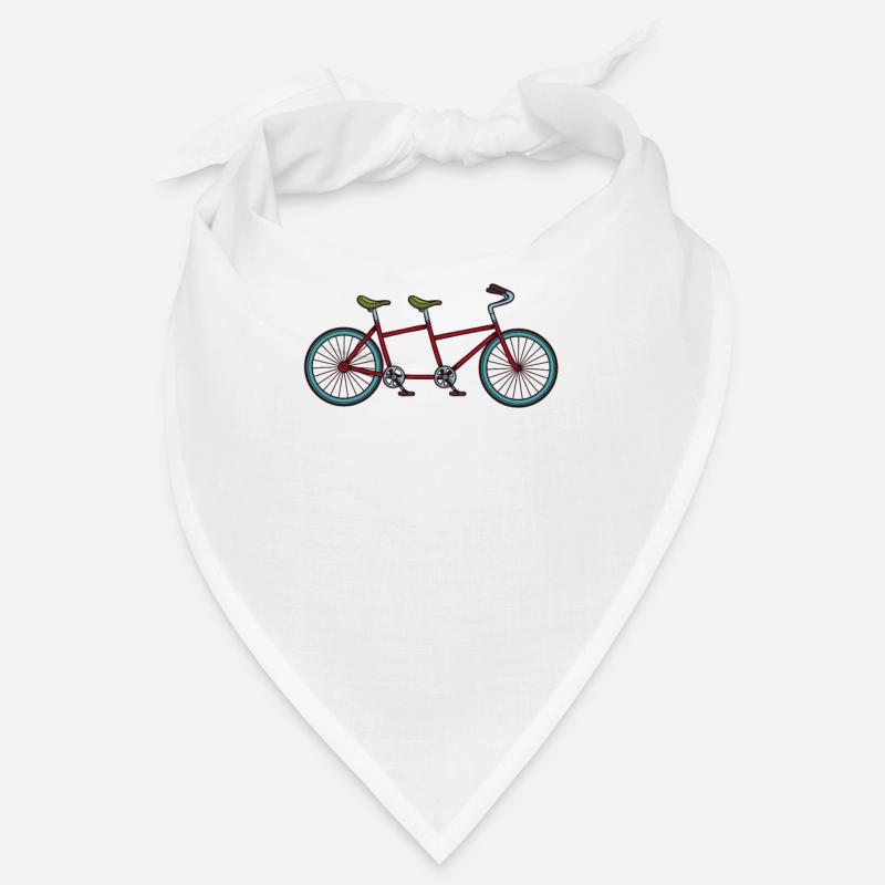 Cyclisme tandem cyclistes à deux roues Bandana