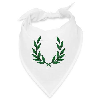 Lorbeerkranz Sieg Gewinnen Sport Erfolg - Bandana - Weiß - Vorne