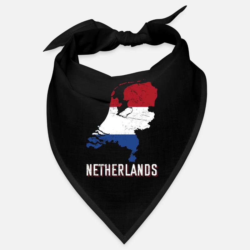 Pays-Bas drapeau forme de pays Bandana
