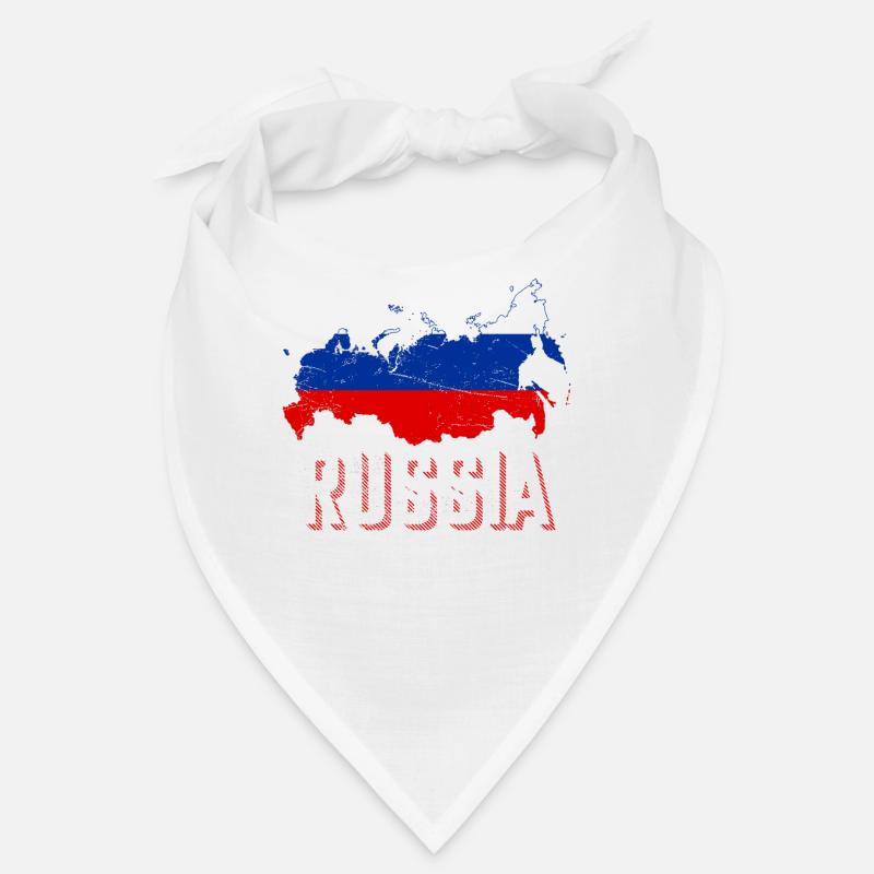 Russie Drapeau carte Bandana