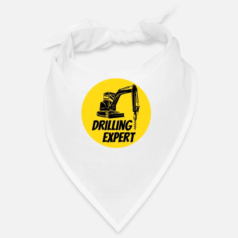 Forage expert forage machine chantier de construction travailleur Bandana