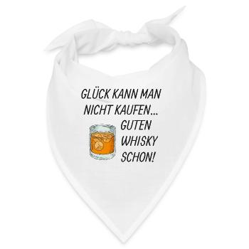 Whisky Spruch - Bandana - Weiß - Vorne