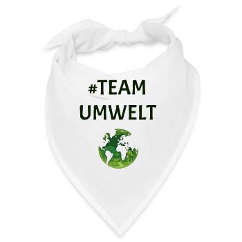 Team Umwelt - Bandana - Weiß - Vorne