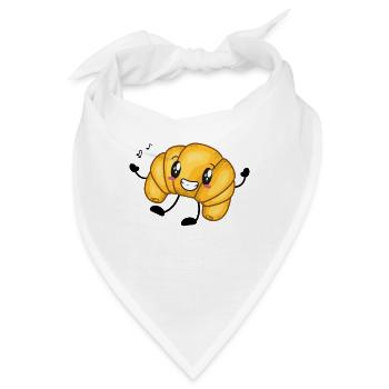 Croissant - Bandana - Weiß - Vorne