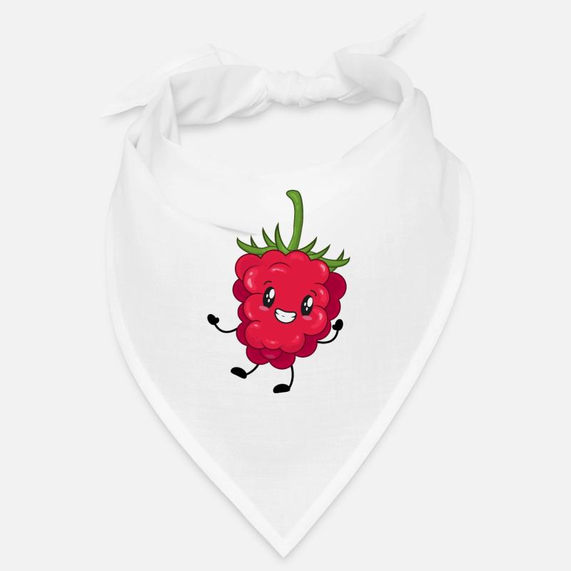 framboise - Bandana - blanc