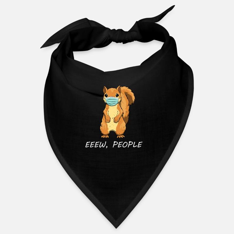 Lustiges Eichhörnchen Retro Party Squirrel Maske Bandana
