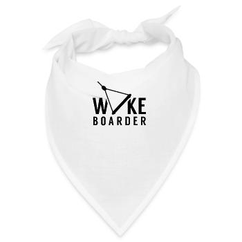 Wakeboarder Wakeboard Wakeboarden Wake - Bandana - Weiß - Vorne