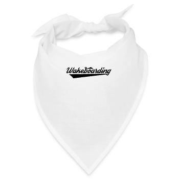 Wakeboarden Wakeboarding Wakeboard Wakeboarder - Bandana - Weiß - Vorne