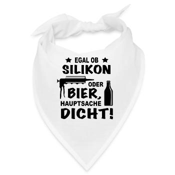Handwerker Installateur Klempner Geschenk Idee - Bandana - Weiß - Vorne