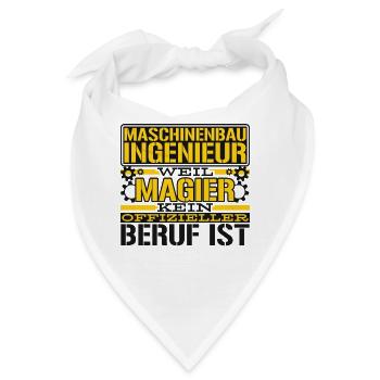 Maschinenbauer Techniker Maschinenbau Ingenieur - Bandana - Weiß - Vorne