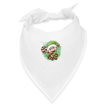 Kleiner Wichtel - Bandana - Weiß - Vorne