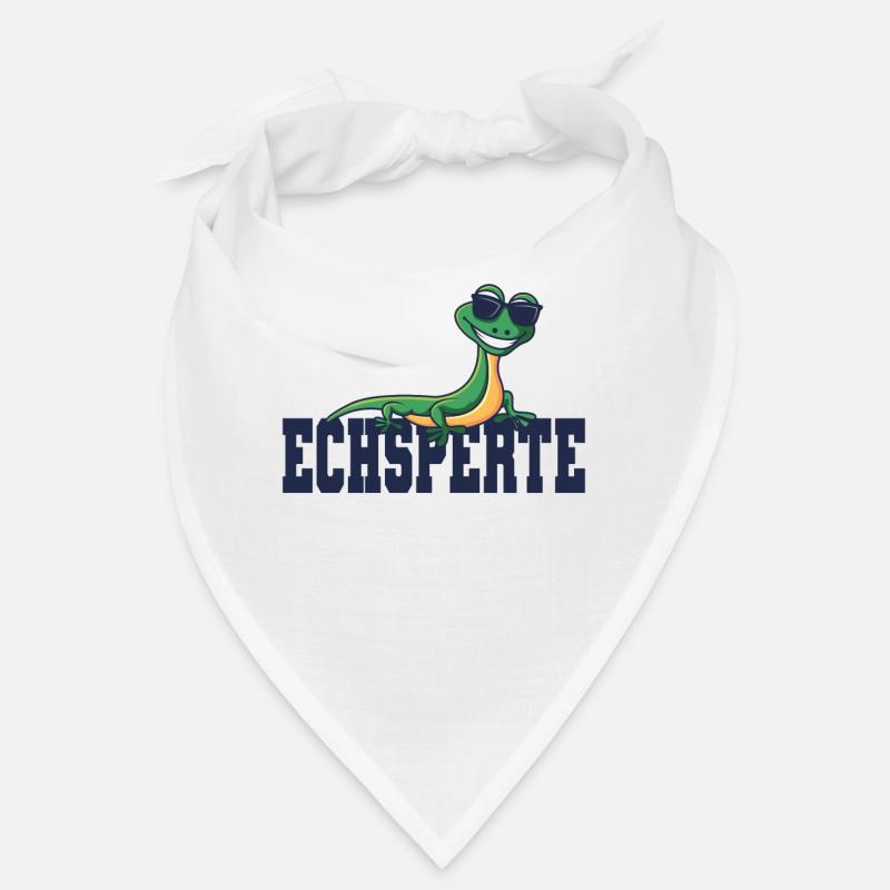 Echsperte Echspertin Eidechse Echse Reptilien Bandana