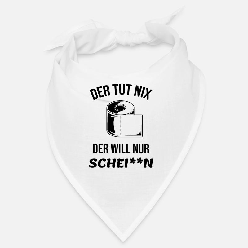 Lustiger Spruch Klopapier Schei**n Geschenk Cool Bandana