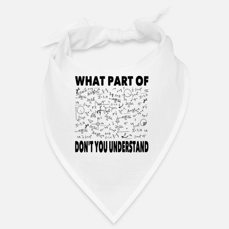 Math arithmetic mathematician gift Bandana